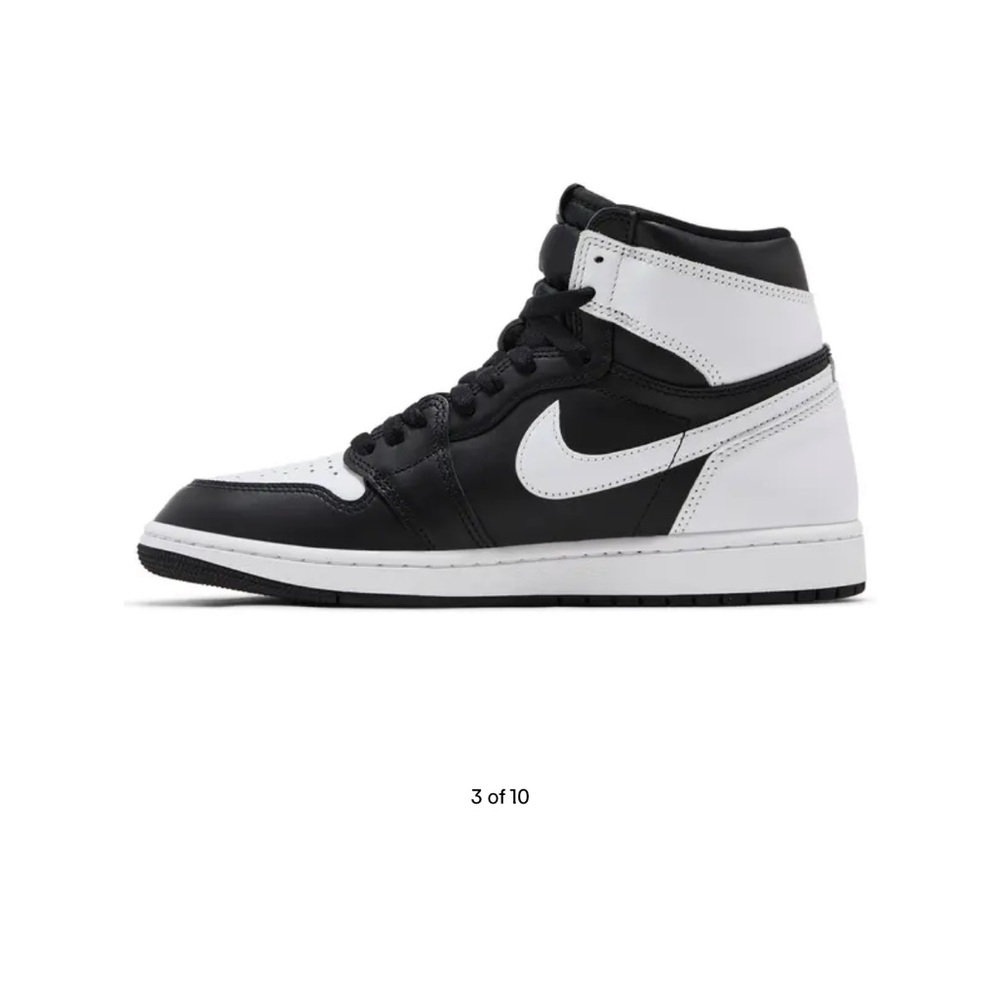 Men’s AIR JORDAN 1 RETRO HIGH OG “Reverse Panda” - Picture 11 of 12